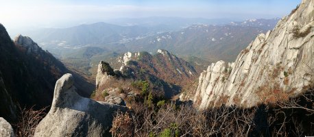 【10.10.24(일)】45.불타는 북한산...우이동-숨은벽정상-노적봉-산성탐방소