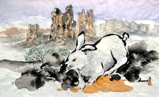 2011신묘년 권용섭의토끼그림
