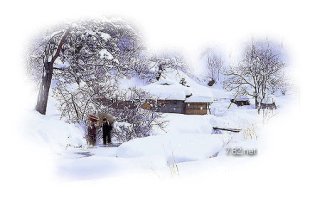 눈오는 풍경(GIF파일) - 하나