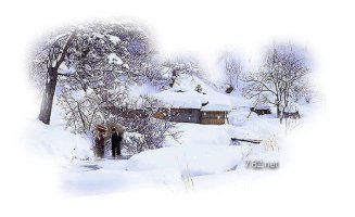 눈오는 풍경(GIF파일) - 하나